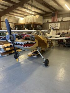 Vans RV-8 aircraft being disassembled and containerized by Neel Aviation for shipment to Italy