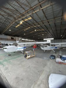 Cessna aircraft being disassembled by Neel Aviation in Australia for shipment to the United States