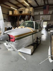 Beechcraft Bonanza aircraft prepared for export shipment to Slovenia by Neel Aviation
